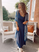 Load image into Gallery viewer, Stay On Your Mind Slip Maxi Dress - Navy