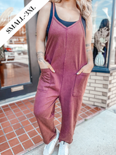 Load image into Gallery viewer, Relaxed &amp; Ready Slouchy Jumper - Plum
