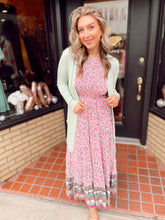 Load image into Gallery viewer, Headed south floral maxi in orchid