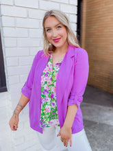Load image into Gallery viewer, Back to Basics Blazer in Orchid