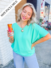 Load image into Gallery viewer, Ashley Basic Top | Mint