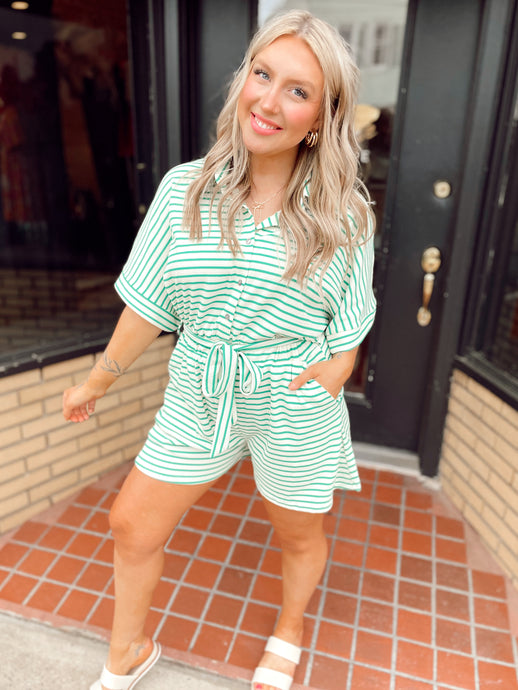 Toast to The Summer Romper - Green