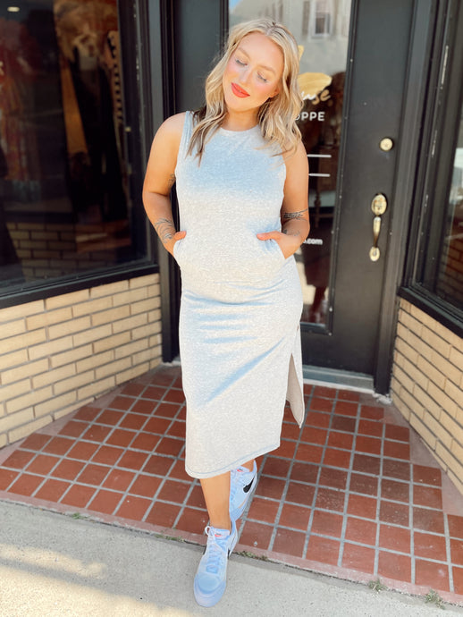 Good For The Soul Dress - Gray