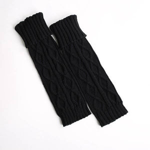 Twisted Knit Leg Warmers