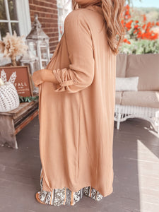 Second Glance Duster - Camel
