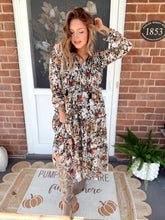 Load image into Gallery viewer, Romantic Rose Midi Dress