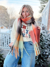 Load image into Gallery viewer, Set the Trend Gingham Scarf