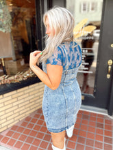 Load image into Gallery viewer, Sassy Moment Denim Dress