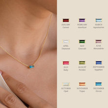 Load image into Gallery viewer, Lauren Kenzie, LLC - Birthstone Necklaces: Aquamarine