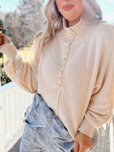 Load image into Gallery viewer, Social Hour Sweater - Cream