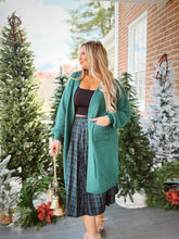 Load image into Gallery viewer, Keeping Up Cozy Cardigan | H Green