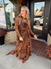 Load image into Gallery viewer, Run the World Leopard Mesh Dress