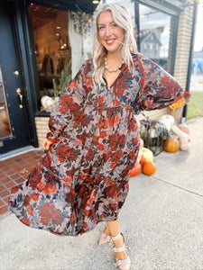 m&s floral midi dress Miss Scarlett Midi Dress