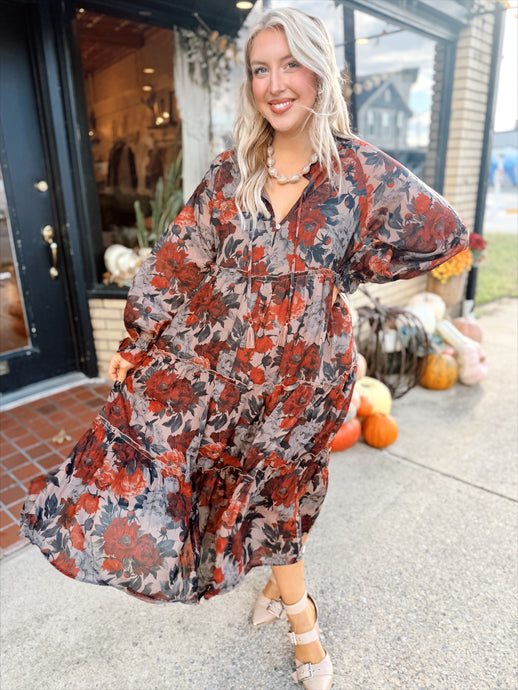 Miss Scarlett Midi Dress