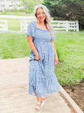 Load image into Gallery viewer, In the Air Summer Maxi | Blue