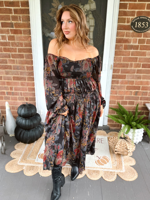 Heaven In The Leaves Dress | Black