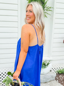 Seeing Stars Dress | Cobalt