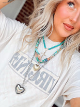 Load image into Gallery viewer, The Nash Heart Necklace | Silver