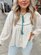 Load image into Gallery viewer, Charming Beauty Blouse | Chambray