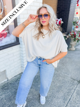 Load image into Gallery viewer, Beth 2.0 Basic Top | Oatmeal