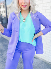 Load image into Gallery viewer, Back Again Blazer | Violet