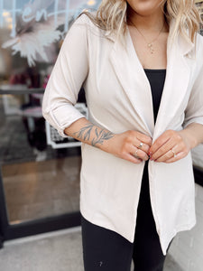 Back to Basics Blazer in Taupe