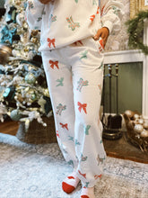 Load image into Gallery viewer, Bow Bliss Holiday Joggers