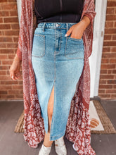 Load image into Gallery viewer, To All The Dreamers Denim Skirt
