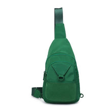 Load image into Gallery viewer, Walker Nylon Sling Backpack - Forest