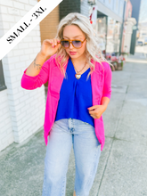 Load image into Gallery viewer, Back Again Blazer | Pink Sapphire