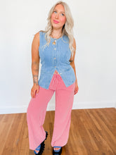 Load image into Gallery viewer, Casual Strolling Gingham Pants | Red