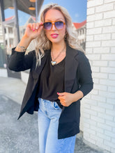 Load image into Gallery viewer, Back Again Blazer | Black