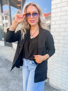 Back Again Blazer | Black