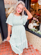 Load image into Gallery viewer, Daisy Mae Maxi Dress - Green