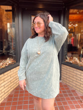 Load image into Gallery viewer, Em’s Fave Sweatshirt Dress in Sage