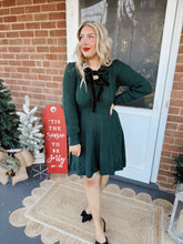 Load image into Gallery viewer, Noel Velvet Dress | Green