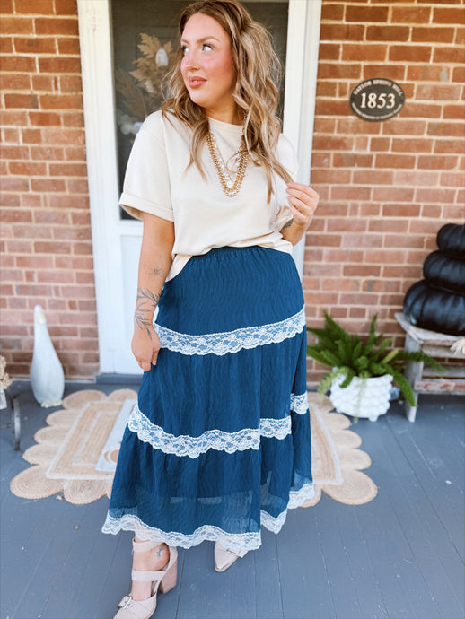 Bejeweled Maxi Skirt