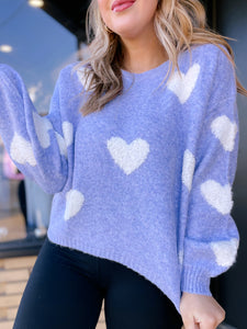 Everyday in Love Sweater - Lavender