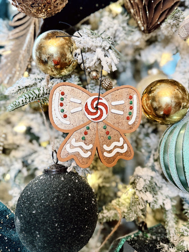 Gingerbread Bow Freshie