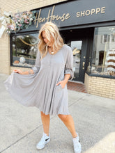 Load image into Gallery viewer, Favorite Girl Dress | Gray
