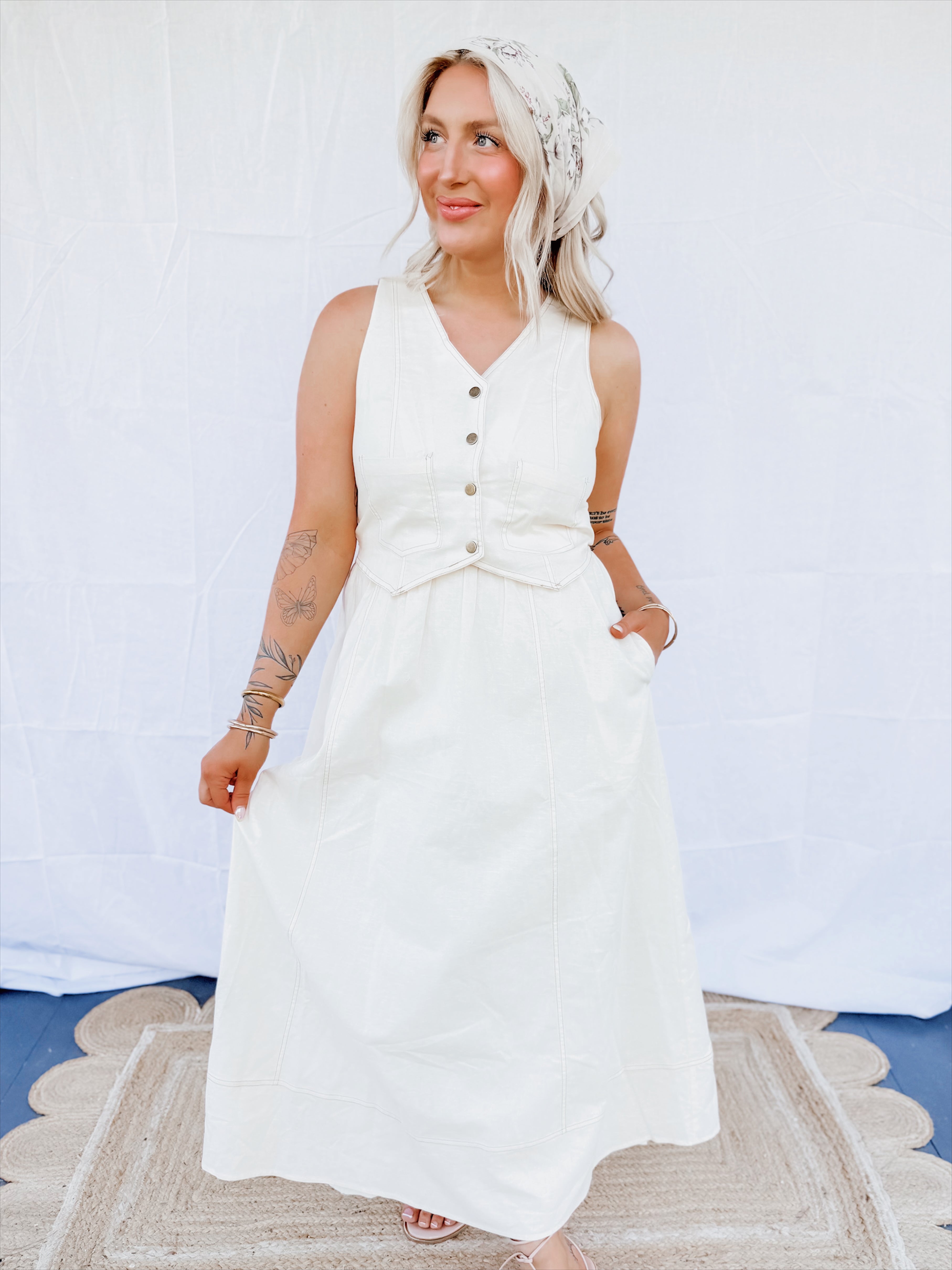 On The Edge Denim Dress
