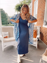 Load image into Gallery viewer, Stay On Your Mind Slip Maxi Dress - Navy