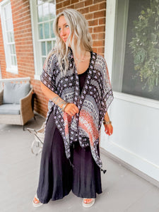 Grow Together Kimono | Rust