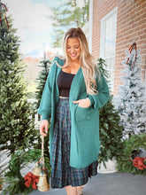 Load image into Gallery viewer, Keeping Up Cozy Cardigan | H Green