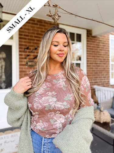 Weren’t For The Wind Top | Rose