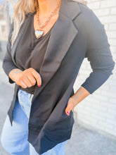Load image into Gallery viewer, Back Again Blazer | Black