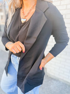 Back Again Blazer | Black
