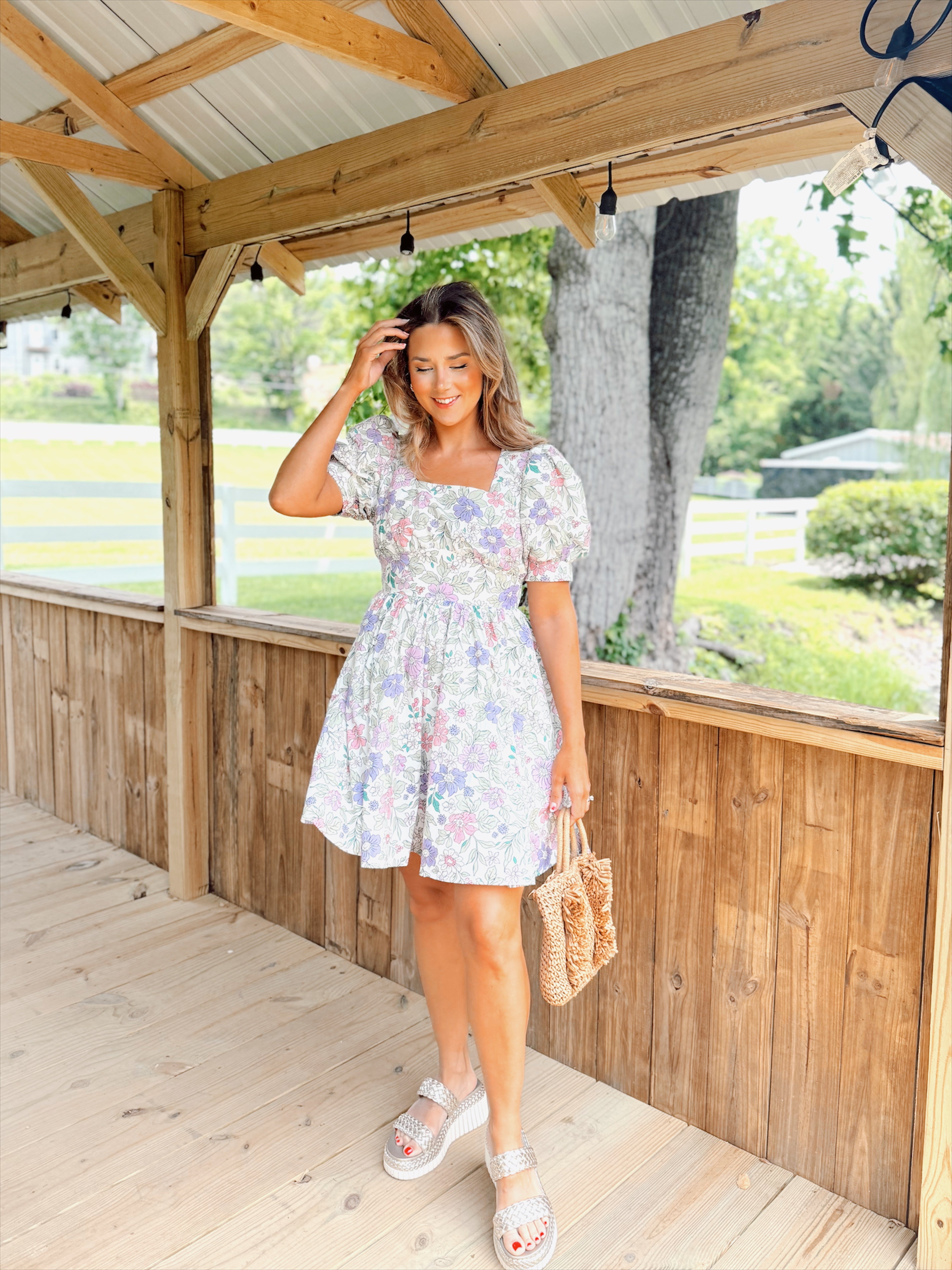hendry floral mini dress Only a Dream Mini Dress – Henhouse Shoppe