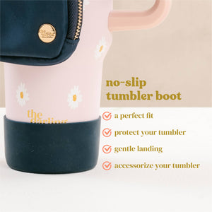 No-Slip Tumbler Boot: Navy