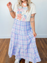Load image into Gallery viewer, Lavender Laughs Plaid Skirt